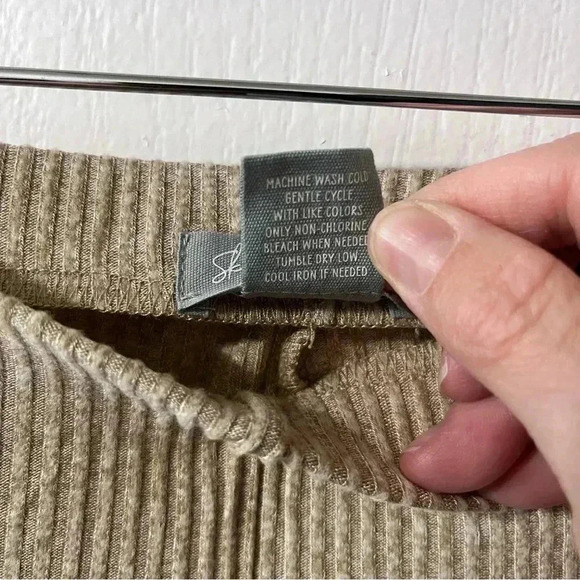 Sky & Sparrow Rib Cozy Flare Pull-on Pants Small - Picture 8 of 11